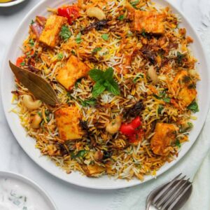 Paneer biryani