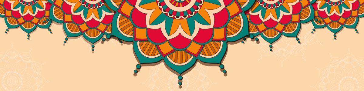 Background template with mandala pattern design Background template with mandala pattern design illustration